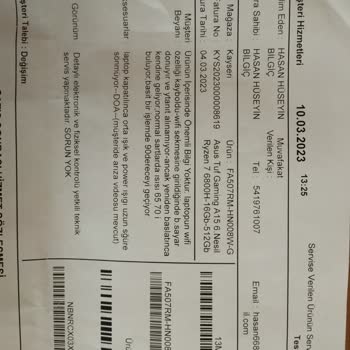 Asus Tuf Gaming PC Ve Vatan Bilgisayar Değişim Yapmıyor