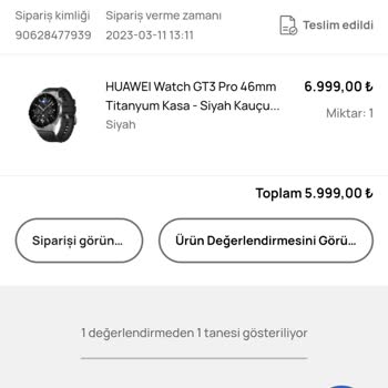Huawei Gt3 Pro Titanium Saat Sorunu