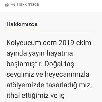 Kolyeucum.com Web Satış Sayfası Yanlış Ürün İletti