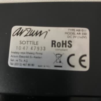 Arzum Sottile Baskül Plastik Ayak