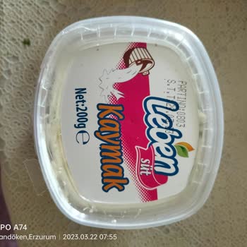 Bozuk Leben Kaymak Satılması