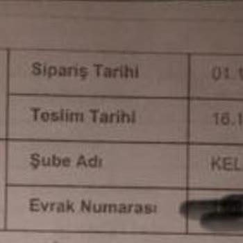 Kelebek Mobilya Teslim Süresi!