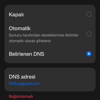 Vodafone Mobil Veri DNS Sorunu