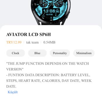 Huawei Kadran İndirme Hatası