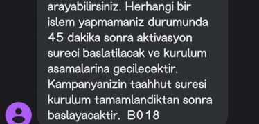 Turkcell Superonline 9iş Günü İçerisinde Montaj Gerçekleştiremedi.