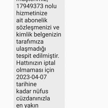 Vodafone Net Kişisel Verilerime Sahip Çıkmıyor.