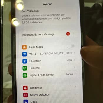 iPhone Yetkili Servisi Orijinal Pil Sorunu