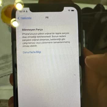 iPhone Yetkili Servisi Orijinal Pil Sorunu