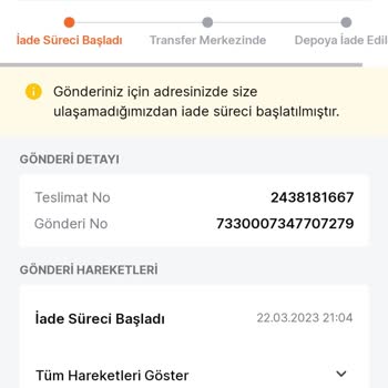 Trendyol Express'in Gönderi Sorunu