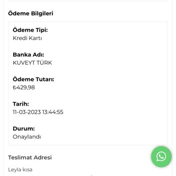 Ensa Tesettür Kıyafetimi Eksik Gönderiyorlar