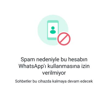 WhatsApp Spam Bildirimi