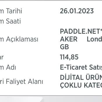 Paddle.net Habersiz Kartımdan Para Çekmiş