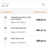 VakıfBank Kazandıran Tarife Ücret Tahsilatı Hk.