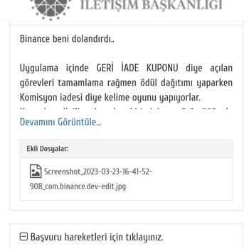 Binance Ödül Dağıtmıyor!