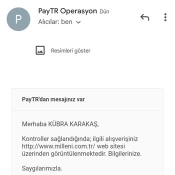 Papara'mdan Haberim Olmadan Millenicom Ödemesi Çekildi