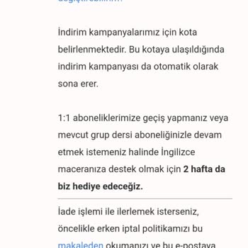 Cambly Grup Aboneliğimi İptal Etmiyor Dönüş Yapmıyor