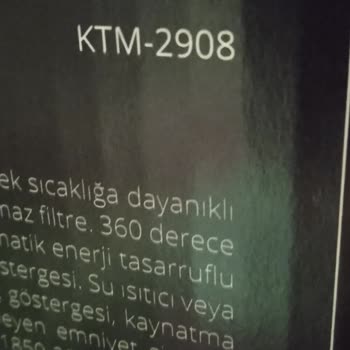 Migros Kiwi Marka Cam Çay Makinesi İlk Kullanımda Çatladı