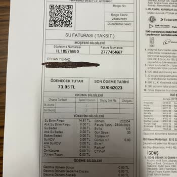 İSKİ Teminat Bedeli Adı Altında 30 Yıl Sonra Gelen Faturalar