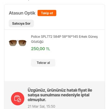 Hepsiburada Aldatıcı Ürün Satışı.