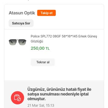 Hepsiburada Aldatıcı Ürün Satışı.