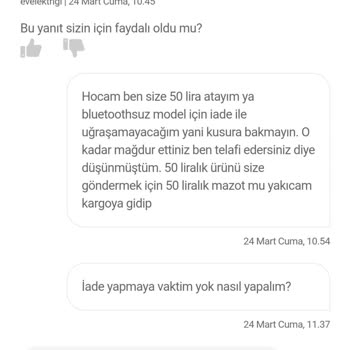 Evelektrigi Yanlış Gönderilen Sipariş, Bekleme Süresi