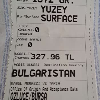 PTT Kargo PTT Nin Yurdışı Kargoyu 21 Gün Sonra Hala Adresi Teslim Etmemiş Olması