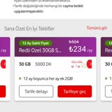 Vodafone Tarife Değişikliği Zammı