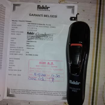 Fakir Tıraş Makinesi Mağduru