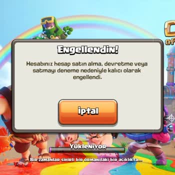 Clash Of Clans Engel Ve Hesap Şikayetleri