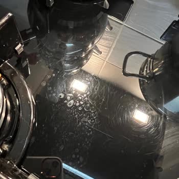 Arçelik Cam Ocak Lekelendi Demirleri Paslandı