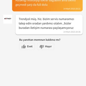 Trendyol Müşteri Hizmetlerine Bağlanamama