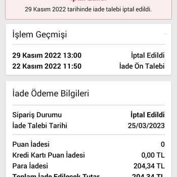 Mba Ticaret N11 Den İademin İptali Yapıldı Ve Param Verilmiyor
