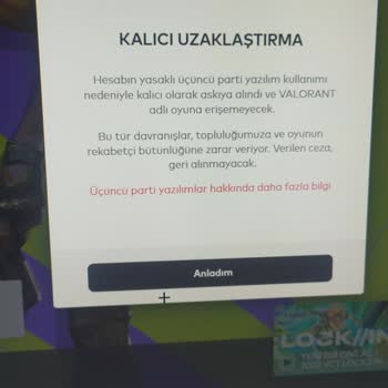 Valorant Oyundan Haksiz Yere Ban Yedim