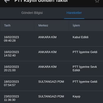 PTT Kargo Kayıp Pasaport :(