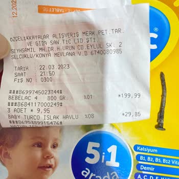 Bebelac Çocuğuma Aldığım Mama Kutusu İçinde Küflü Çivi Çıktı