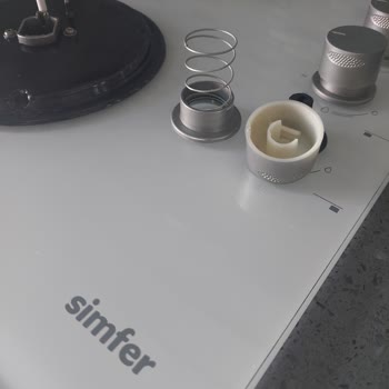 Simfer 3507 Ankastre Cam Ocak Düğmesi Kırıldı!