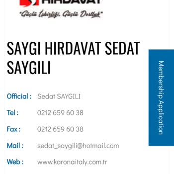 Saygı Hırdavat garantiye Verdiğim Üründen 1 Ay Olmasına Rağmen Hiçbir Şekilde Dönüş Yok