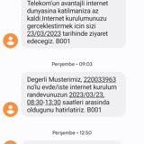 Türk Telekom Nakil İşlemi İçin 4. Kez Randevu Tarihinin Değiştirilmesi.