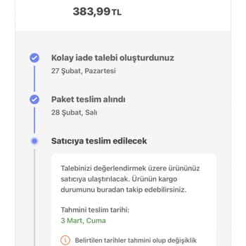 Hayalimdeki Ayakkabı İadem Ettiğim Halde Paramı Alamıyorum