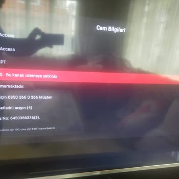DSmart 12 Kanal 1002 Numaralı Sinema Kanal Kodlandı Hatası