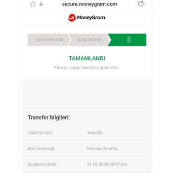 Moneygram İle Gelen Havale!