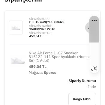 Epttavm Sporcu Mağazası Ücret İadesi Yatırılmadı