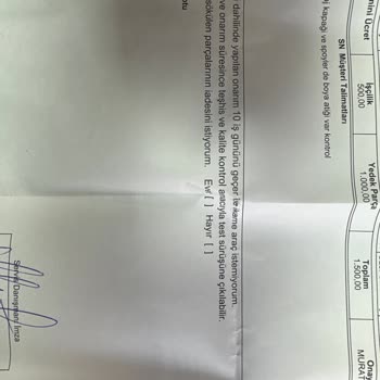 Kia 3 Ayda Boya Atması