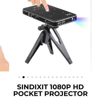 Sindixit 1080P HD Pocket Projector
