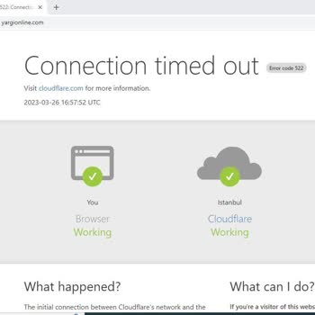 Yargı Online Sistemi Ya Açılmıyor Ya Da Çok Yavaş Çalışıyor
