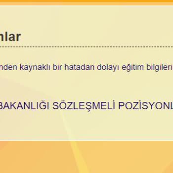 ÖSYM Tercih Yapamama Hatası