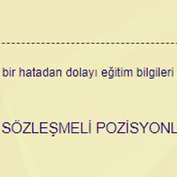 ÖSYM MEB Personel Alım Başvuru Sorunu