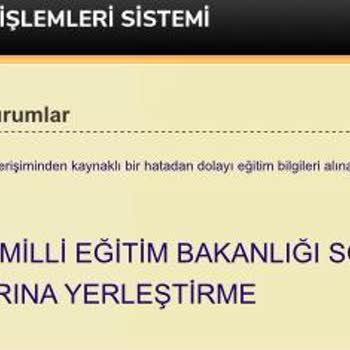 Ösym Eğitim Bilgileri Güncelleme