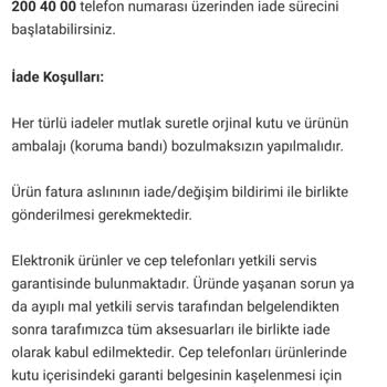Migros El Blender İade