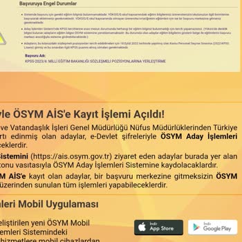 ÖSYM Sitesinden Tercih Yapamıyorum
